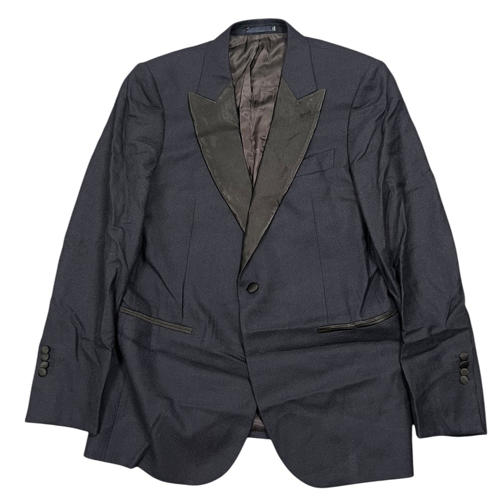 Suitsupply Lazio Tuxedo Jacket Mens 44S Navy Blue Wool Cashmere Slim